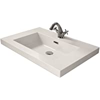 Cygnus Bath 1100120748 Lavabo carga mineral (60 cm)- Blanco Brillo